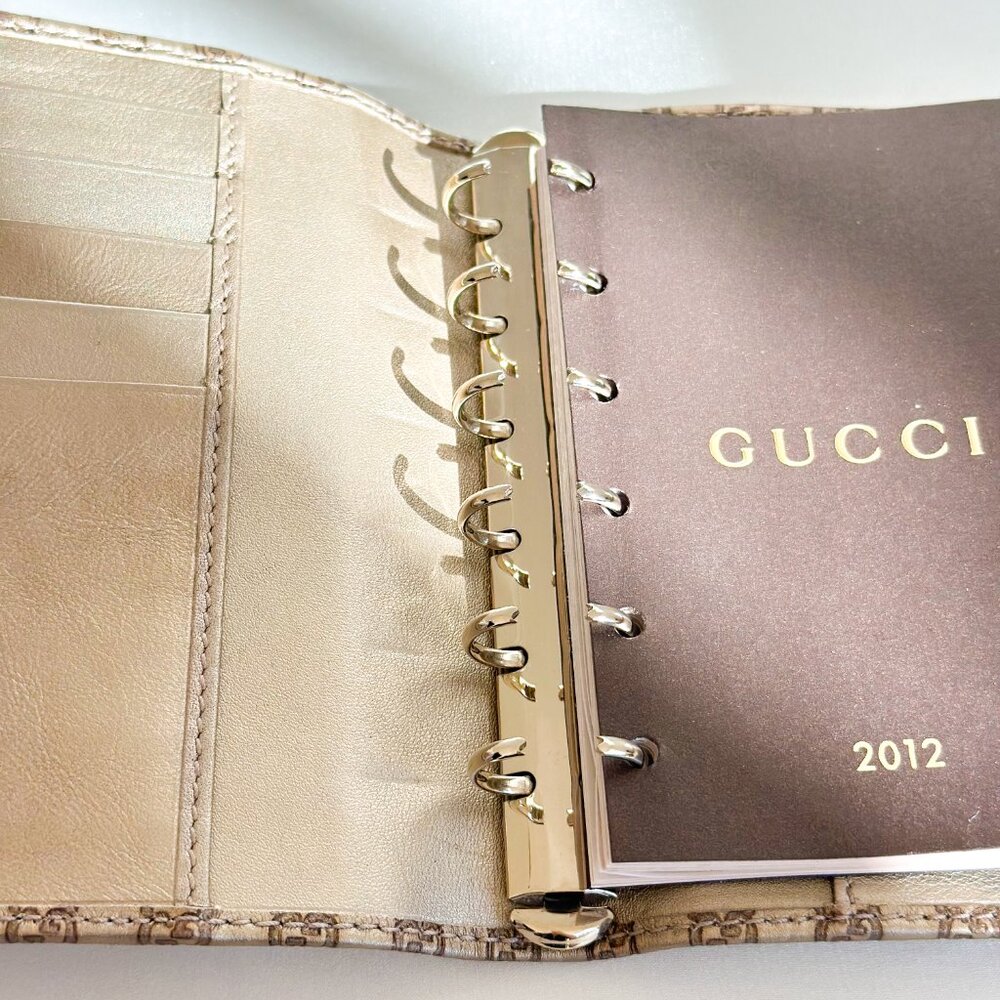 Gucci Bronze Agenda Small PM Size - Picture 10 of 13